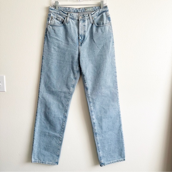 AG Adriano Goldschmied High Waist Wide Leg Coulotte Jeans Size 27 (4)